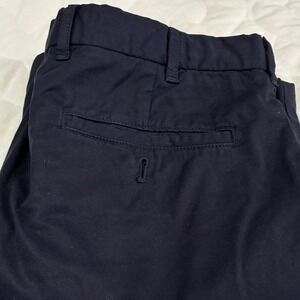 Uniqlo Men's Shorts Size M Blue‎ Casual Chino Flat Front Cotton Blend Preppy